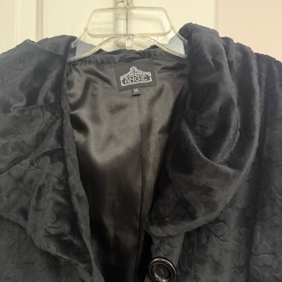 Angie Black Pea Coat - Picture 3 of 6